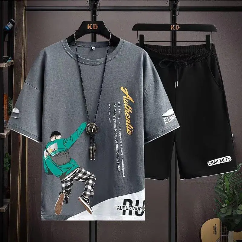 mens summer set grey coulour.webp
